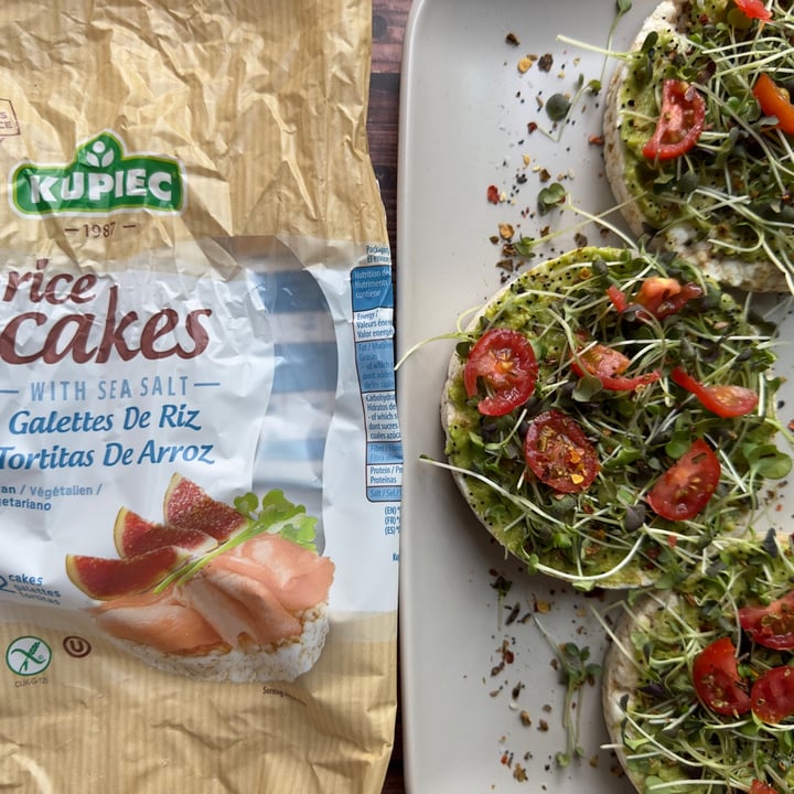 photo of Kupiec Rice Cakes with Sea Salt shared by @berryveganplanet on  27 May 2023 - review
