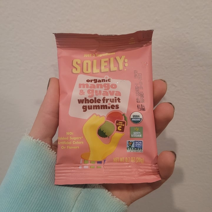 Solely Organic Mango & Guava Whole Fruit Gummies Review abillion
