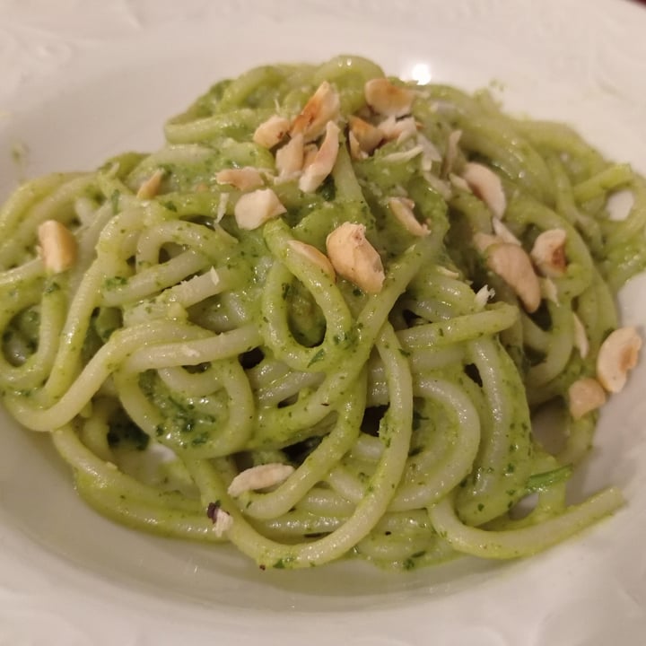 Poppy 80's Barcelona, Spain spaghetti caserecci al pesto di rucola e