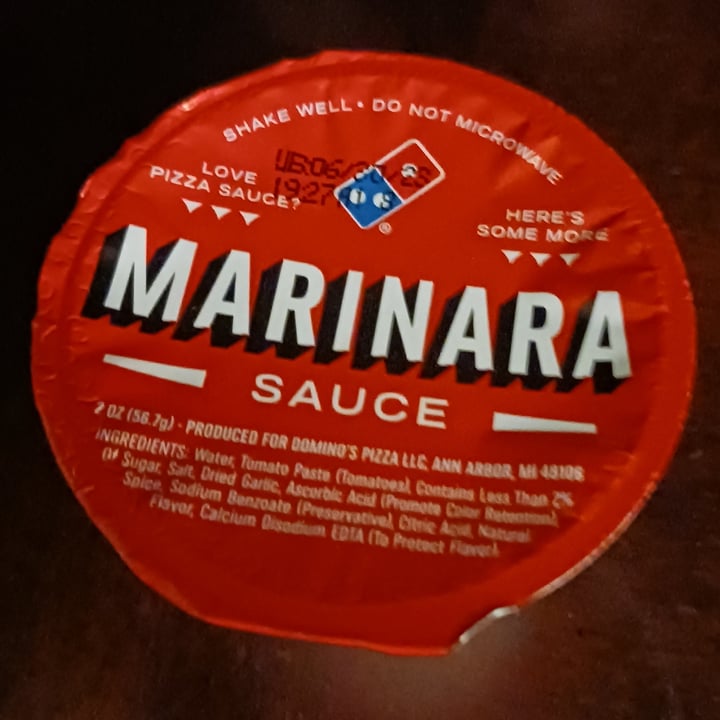 Dominos Pizza Marinara Sauce Reviews abillion