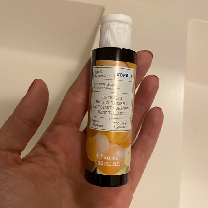 Korres Renewing Body Cleanser Sanotrini Grape Reviews abillion