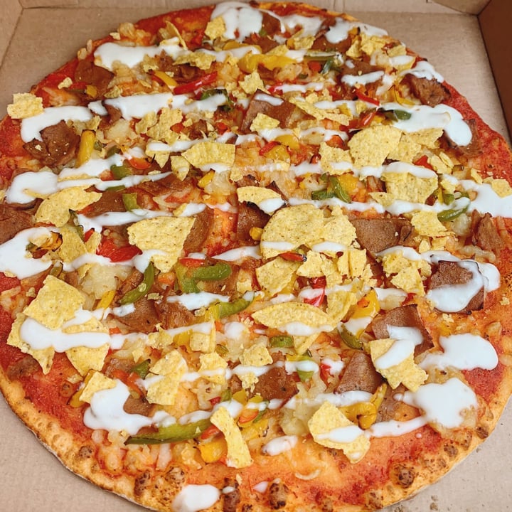 photo of Rax Pizzabuffet Vöner Nacho pizza shared by @veganhaven on  21 Mar 2023 - review