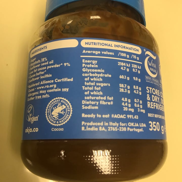 okja Chocolate Hazelnut Spread Review abillion