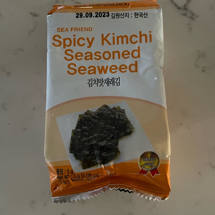 Sea friend Spicy Kimchi Seasoned Seaweed Reviews abillion