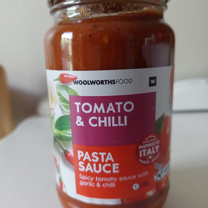 Woolworths Food Tomato & Chilli Pasta Sauce Review abillion