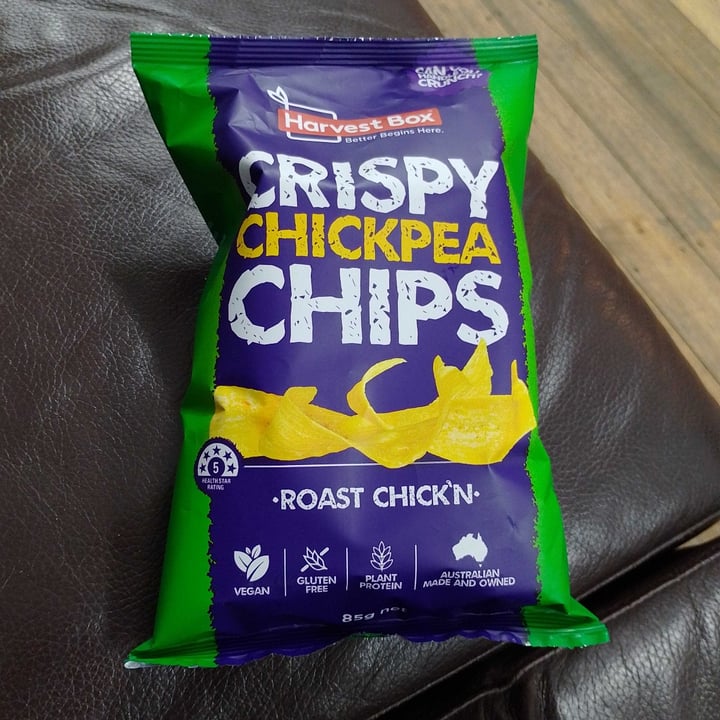 Harvest box Crispy Chickpea Chips Roast Chick'n Review abillion