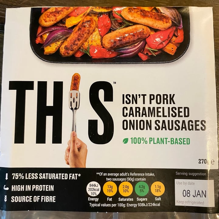 This This Isn’t Pork Carmelised Onion Sausages Reviews abillion