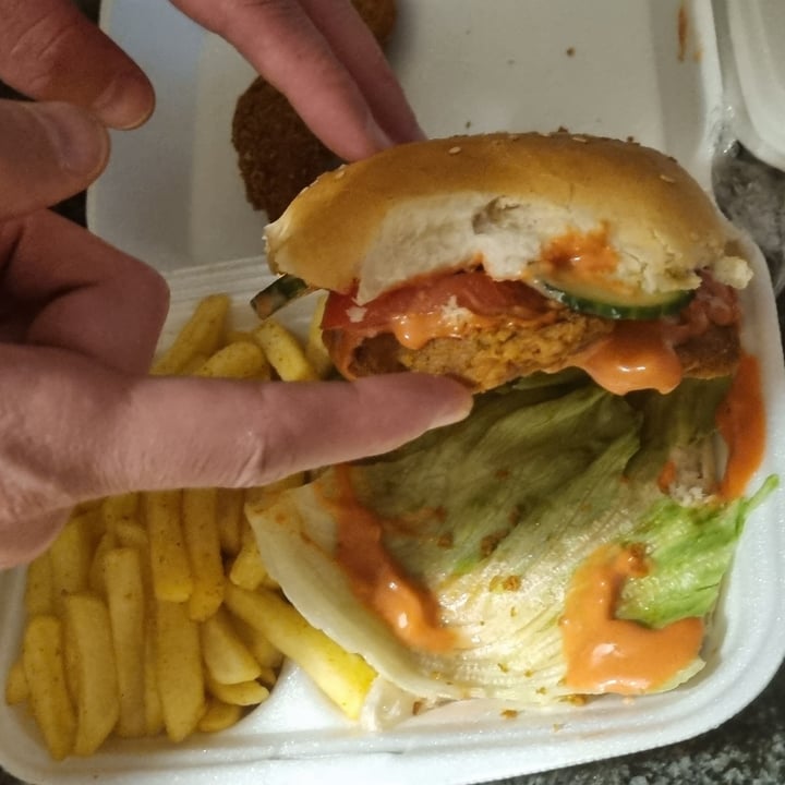 Govindas Sandton Rivonia, Sandton, South Africa KFV chilli burger