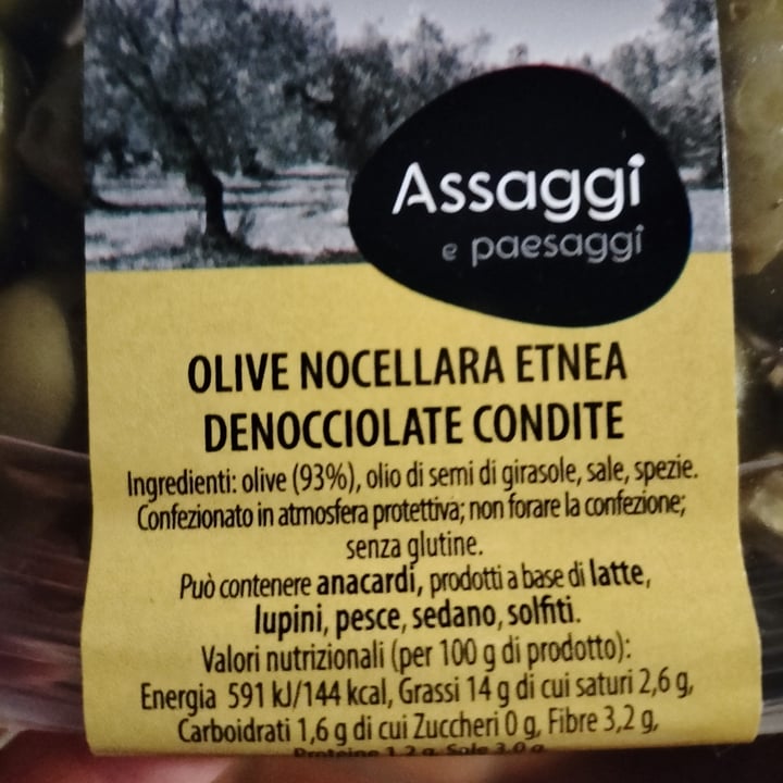 photo of Assaggi e paesaggi Olive Nocellara Etnea denocciolate condite shared by @raffa70s70 on  05 Jun 2023 - review