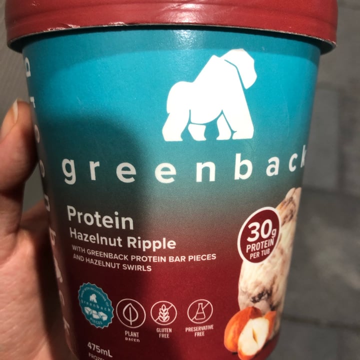 Greenback Hazelnut Ripple Ice Cream Review abillion