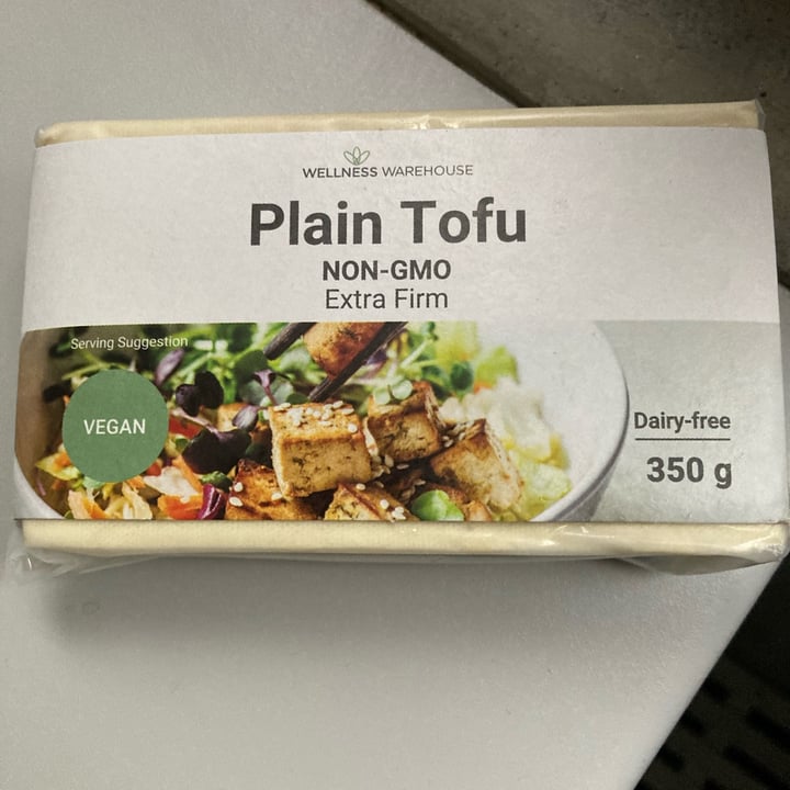 Wellness Warehouse Plain Tofu NonGMO Extra Firm Review abillion