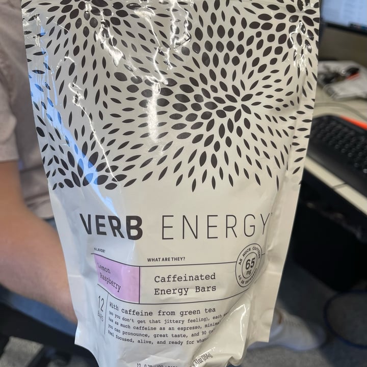 Verb Energy Lemon raspberry energy bar Review abillion