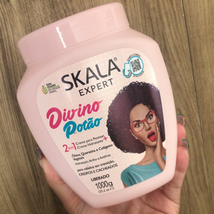 photo of Skala Creme para pentear Divino Potão- linha Expert shared by @adrieleangelica on  11 Feb 2023 - review