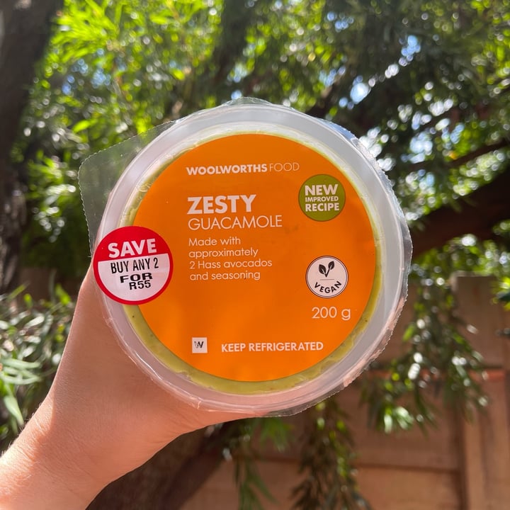 Woolworths Food Zesty Guacamole Review abillion