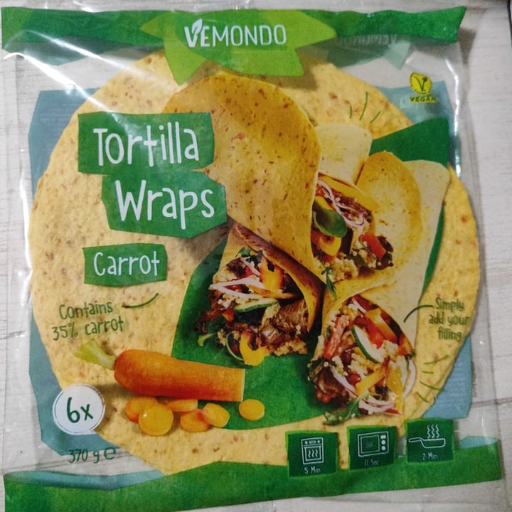 Vemondo Tortilla Wraps Carrot Review abillion
