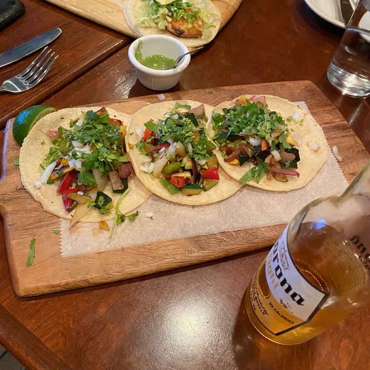 photo of LaCita Authentic Mexican Restaurant Vegetable Tacos shared by @veganrecipesandvibes on  01 May 2023 - review