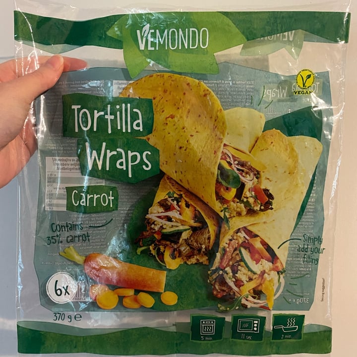 Vemondo Tortilla wraps carrots Review abillion