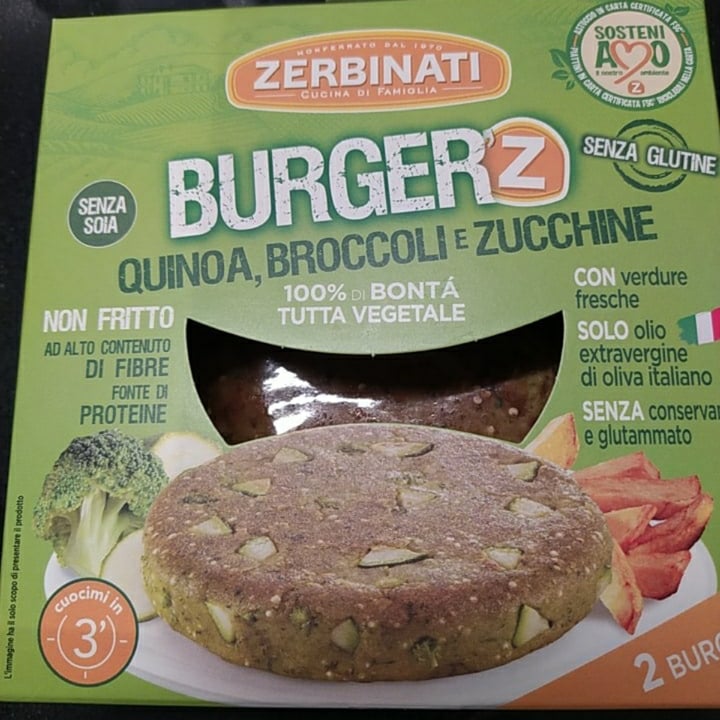 Zerbinati Burger'Z Quinoa, Broccoli e Zucchine Review abillion