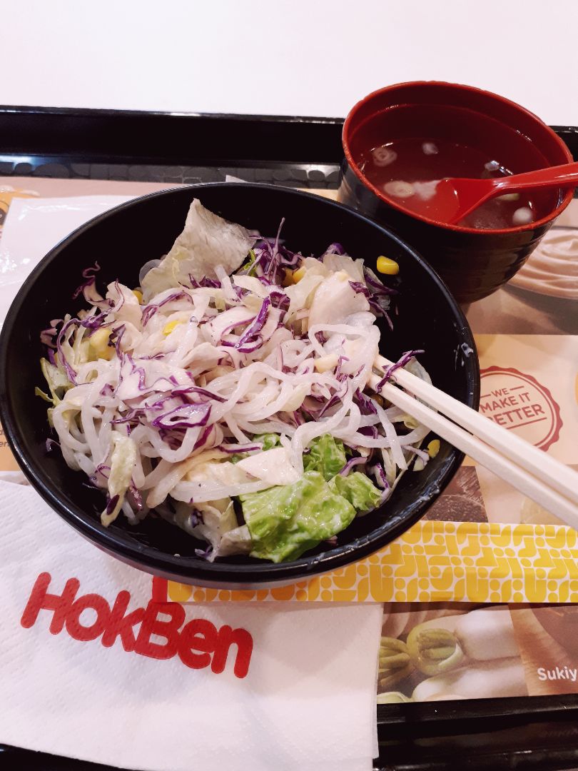 HokBen Tokyo Salad Bowl Reviews abillion