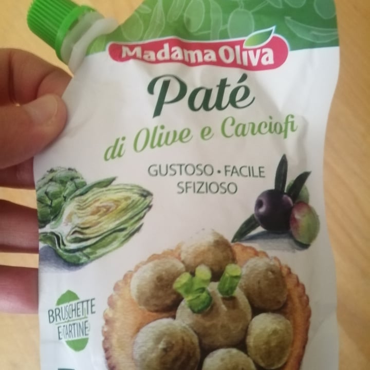 Paté Di Olive E Carciofi Madama Oliva - 10 Buste Da 110g Per Bruschette