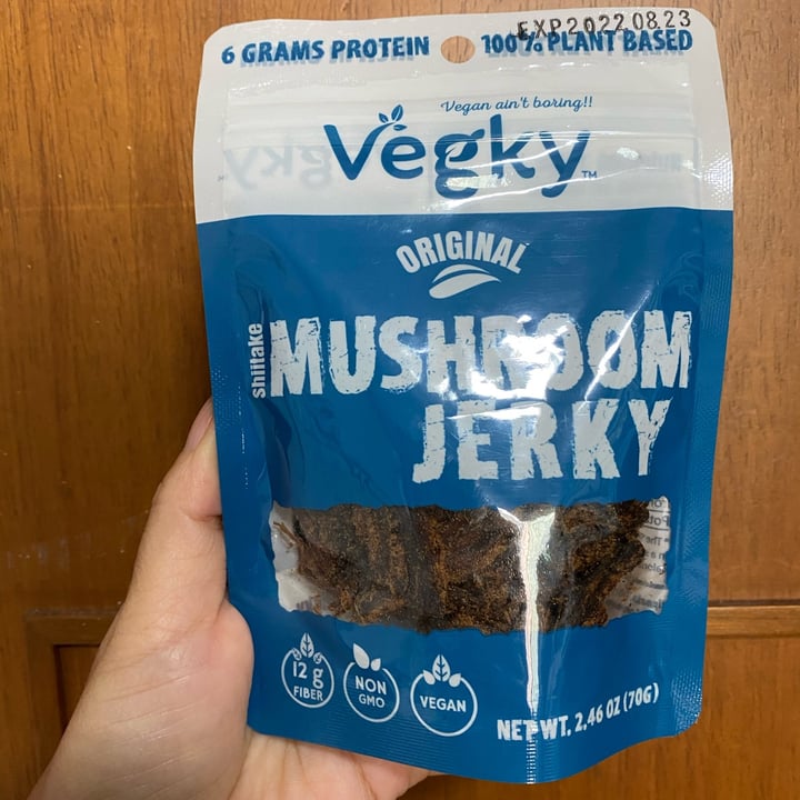 Vegky Original Mushroom Jerky Review abillion