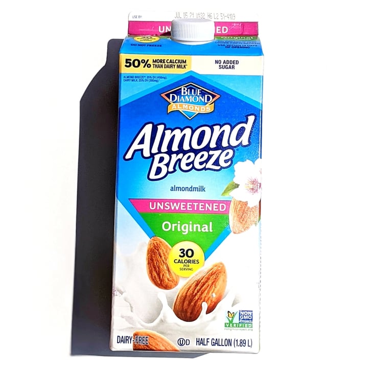 Blue Diamond Almond Milk Unsweetened Original Review abillion