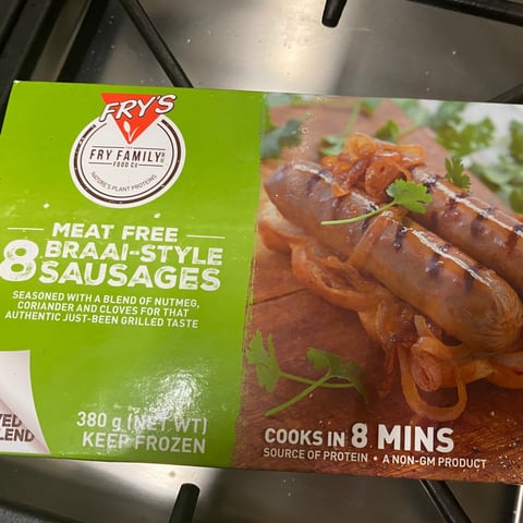 Fry's Family Food Co, Braai-Style Sausages, meat, alternative eggs, meat & seafood, food, review