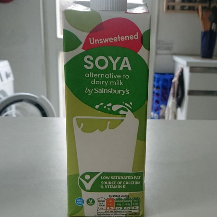 Sainsbury's Unsweetened soya milk Review abillion