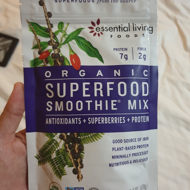 Essential Living Organic Superfood Smoothie Mix Review abillion