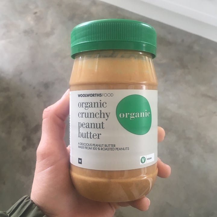 Woolworths Food Organic crunchy peanut butter Review abillion