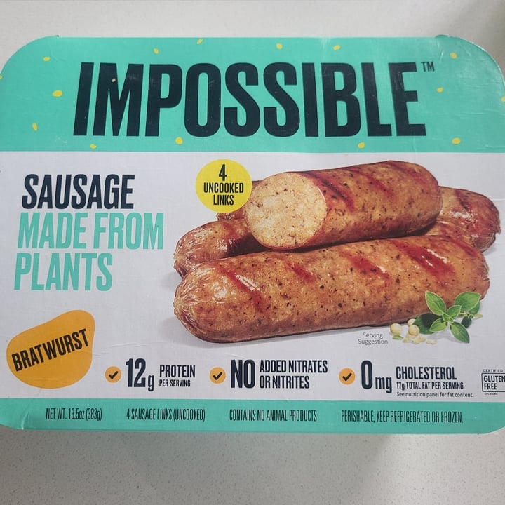 Impossible Foods Impossible Sausage Bratwurst Review abillion