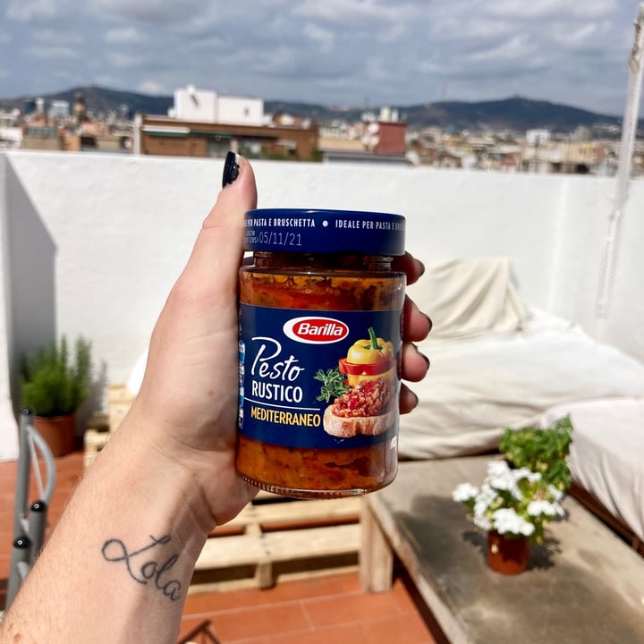 review photo of Barilla Pesto rustico Mediterraneo shared by @asiayportia on 10 Sep 2021 - review