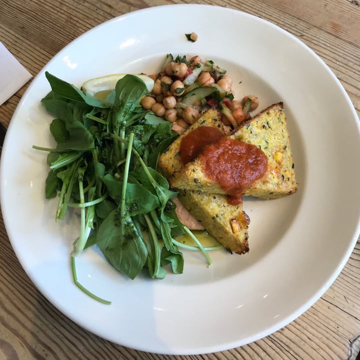 Le Pain Quotidien Manhattan, New York, United States Crispy quinoa cake