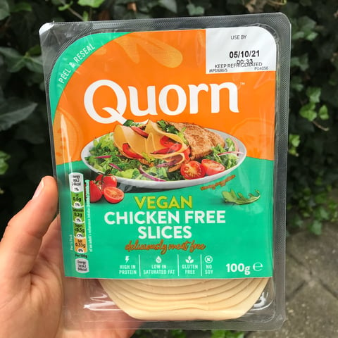 Quorn, Chicken Free Slices, meat, alternative eggs, meat & seafood, food, review