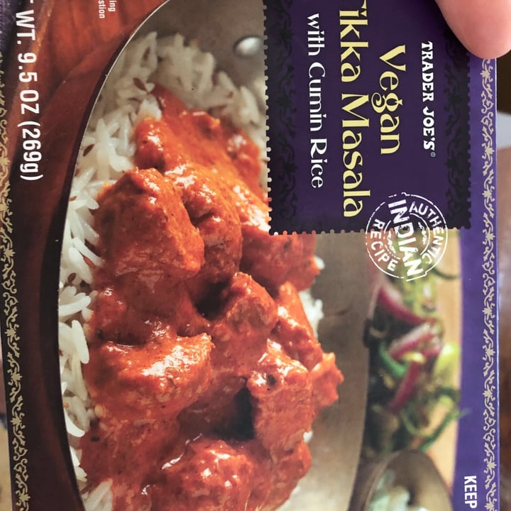 Trader Joe's Vegan Tikka Masala with Cumin Rice Review abillion