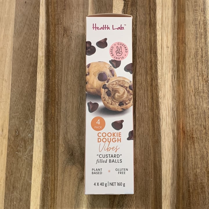 Health Lab cookie dough vibes custard filled balls Review abillion