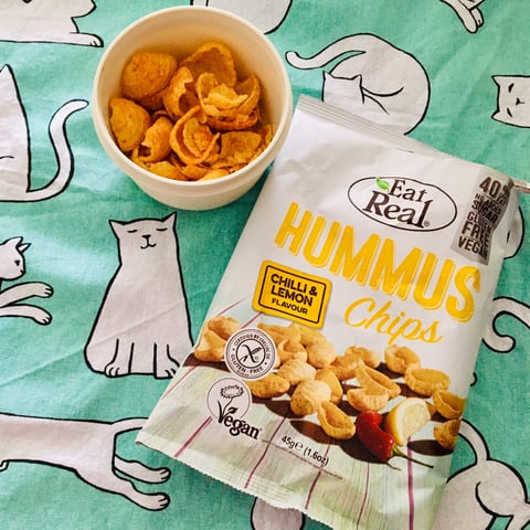 Eat Real, Chilli and Lemon Hummus Chips, chips & crisps, snacks, food, review