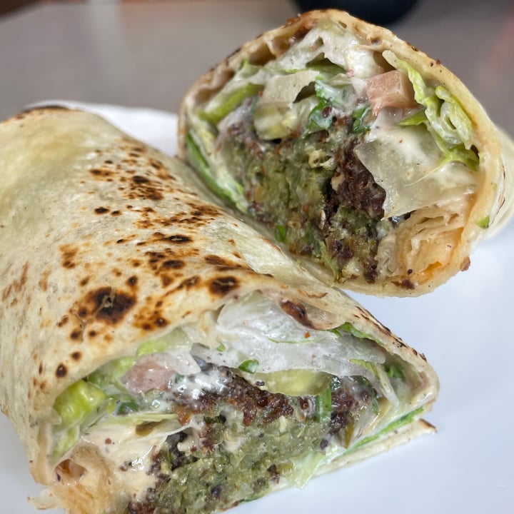 DUNYA fresh halal food Waterbury, United States Falafel Wrap Review