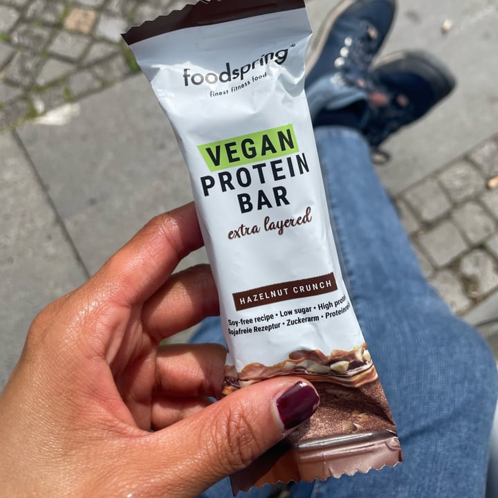 Foodspring Vegan Protein Bar Extra Layered Review abillion
