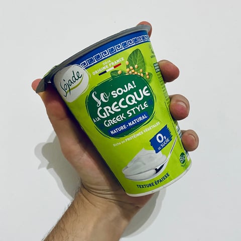 Sojade, So Soja! À la Grecque Nature-Greek Style Natural Soya Yogurt alternative 400g, yogurt, dairy alternatives, food, review