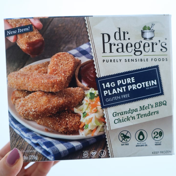 Dr. Praeger's Grandpa Mel's BBQ chick'n tenders Review abillion