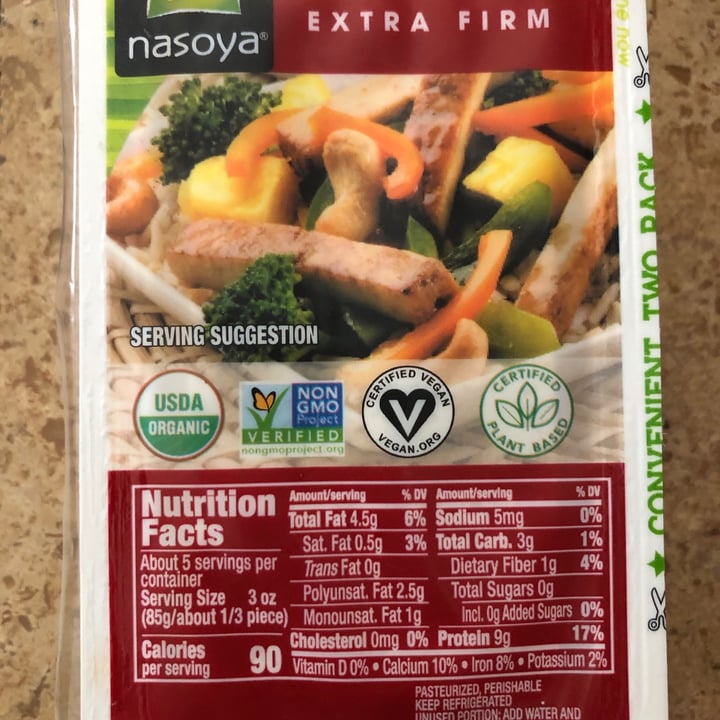 Nasoya Extra firm organic tofu Review abillion