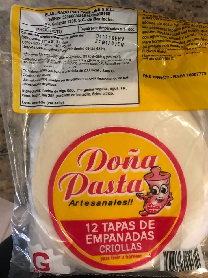 Doña Pasta Tapas De Empanadas Criollas Review abillion