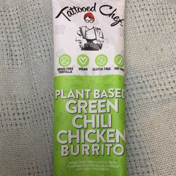 Tattooed Chef Plant Based Green Chile Chicken Burrito Review abillion