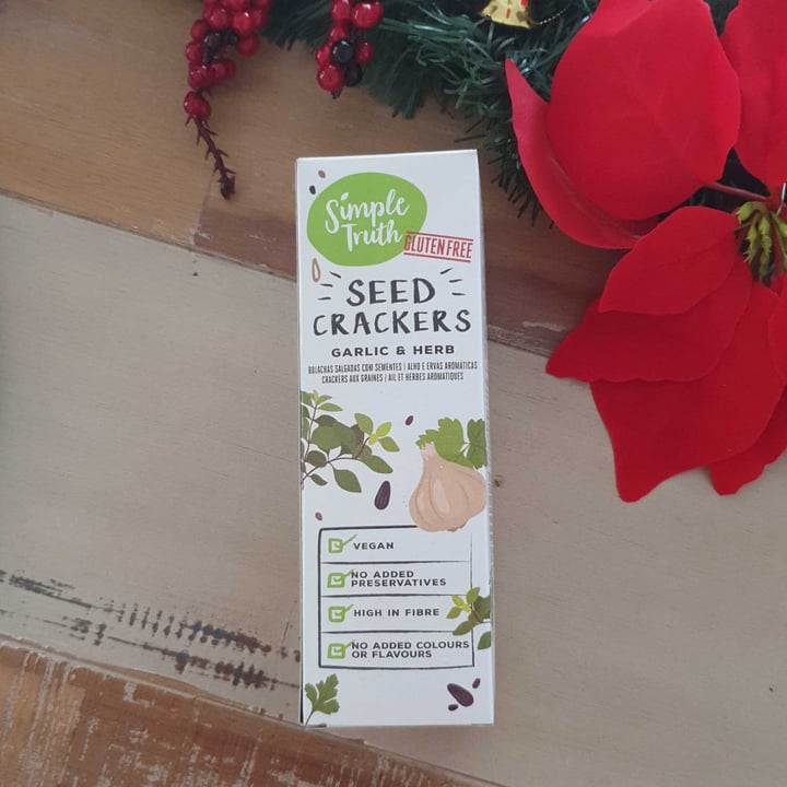 Simple Truth Seed cracker Garlic Review abillion