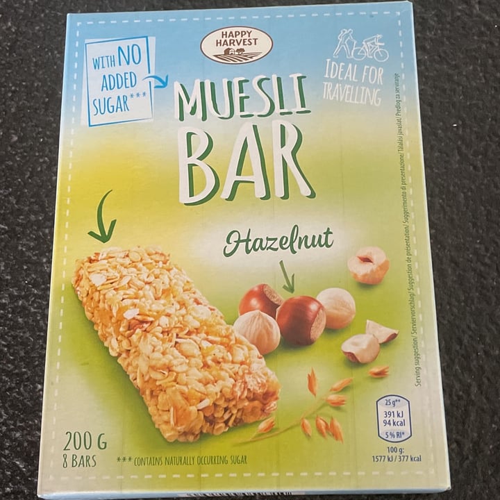 Happy Harvest Muesli Bar Hazelnut Review abillion