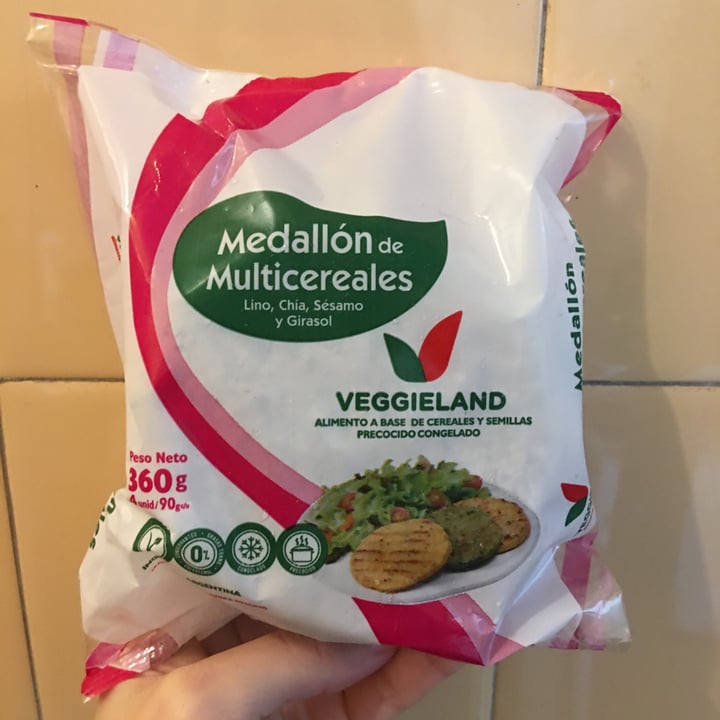 photo of Veggieland Medallón Multicereales shared by @veganaabolicionista on  21 May 2020 - review