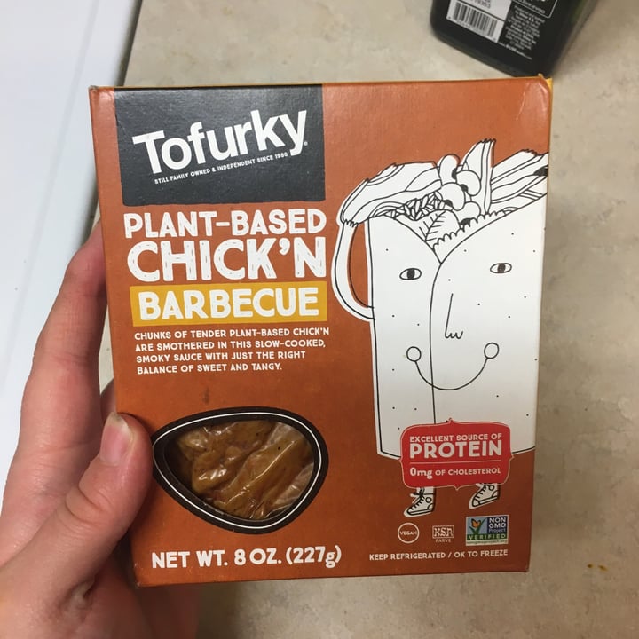 Tofurky Plantbased Chick'n Barbeque Review abillion