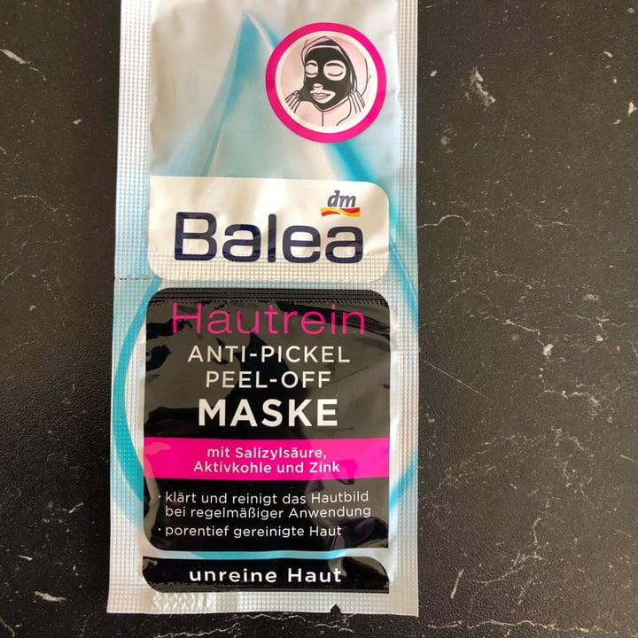 Balea Hautrein anti pickel peel off maske Review | abillion