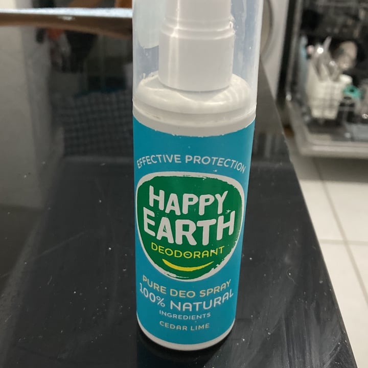 Happy Earth Cedar lime deodorant spray Review abillion